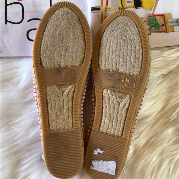 Free People On a Boat White Espadrilles Flats 40 - Picture 4 of 5